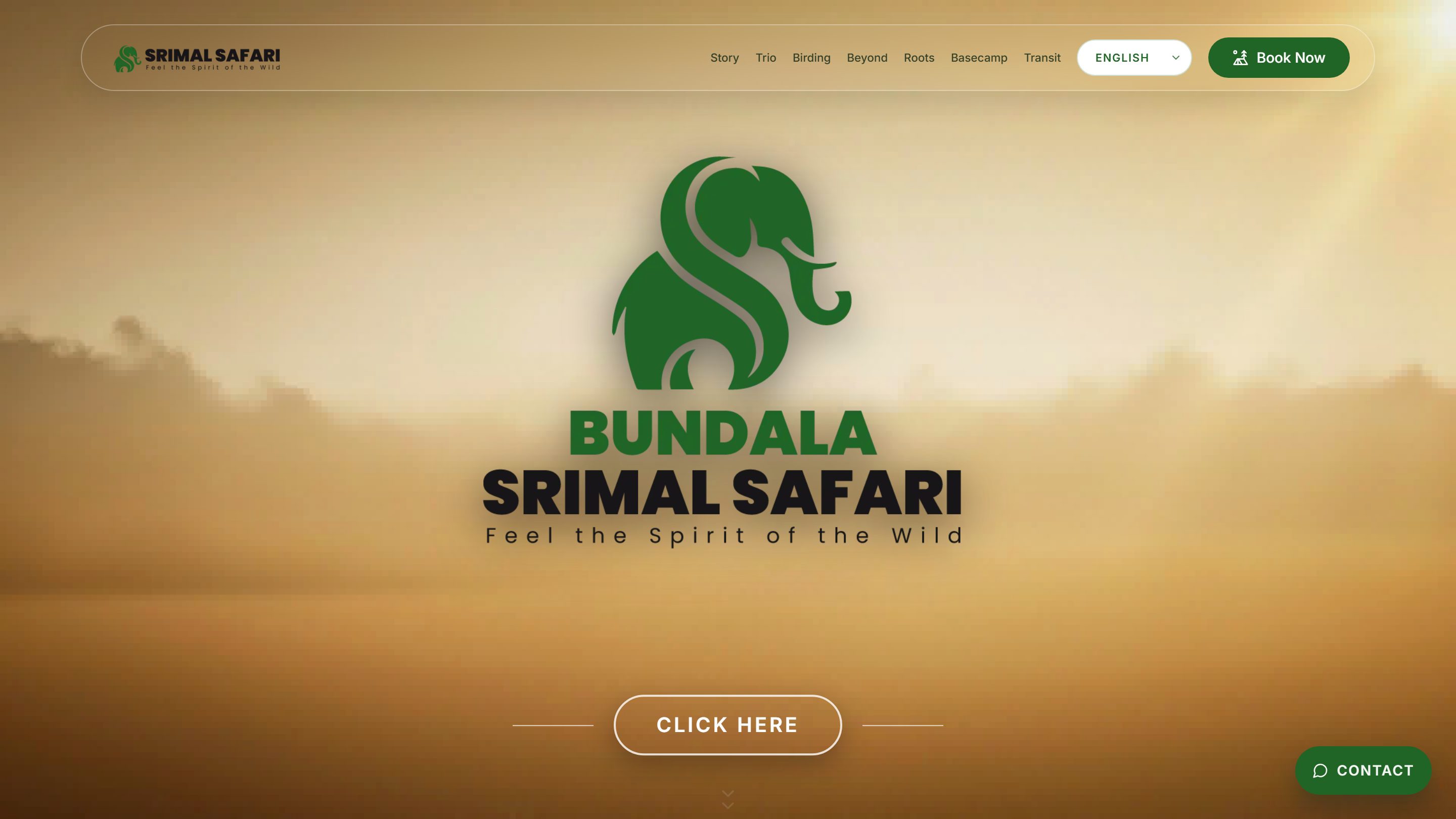 Srimal Safari — Safari & travel experience website